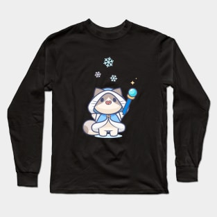 Tiny Ice Mage Kitty Long Sleeve T-Shirt